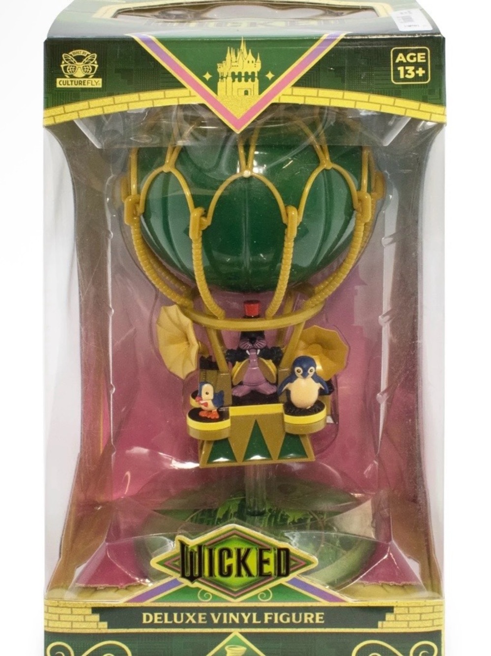 Disney Wicked Deluxe Green and Gold Hot Air Balloon Vinyl Figure